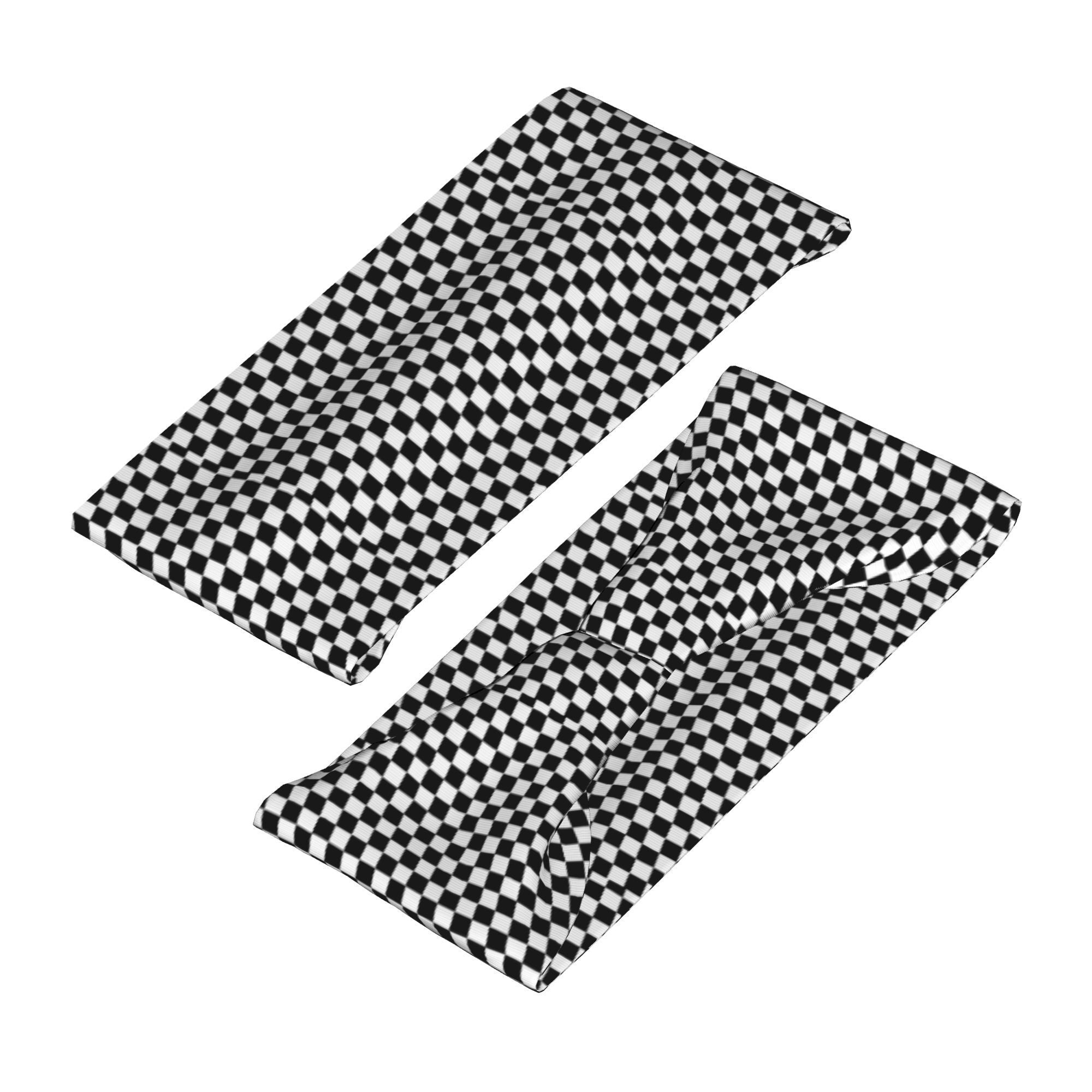 Signature Check Plaid Breathable Headband for Sport & Casual Outfits