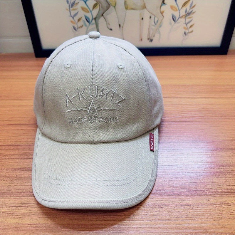 Casual Embroidered Baseball Cap Peaked Cap