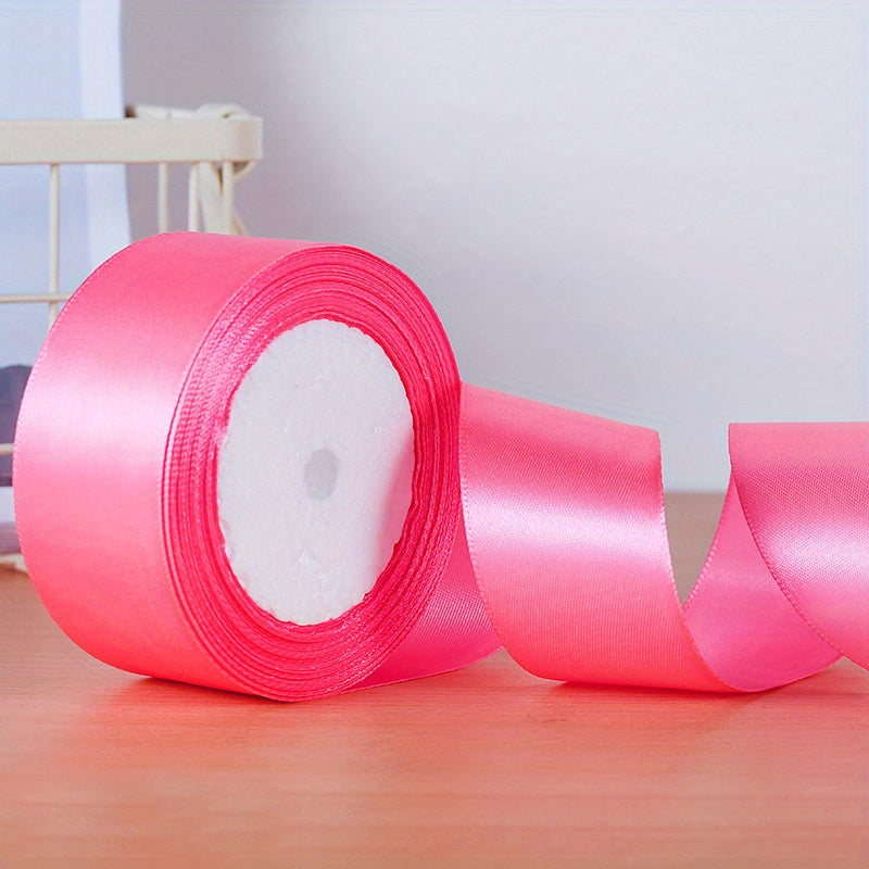22m Satin Ribbon Rose Flower Material Packaging Decoration DIY Ribbon
