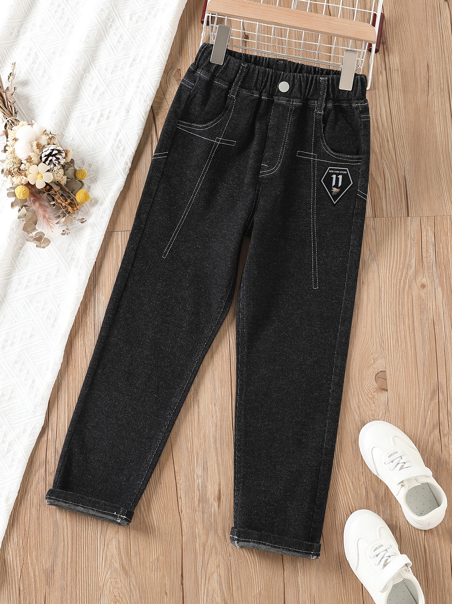 Boys Straight Denim Pants Kids Jeans Spring Autumn Winter