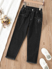 Boys Straight Denim Pants Kids Jeans Spring Autumn Winter