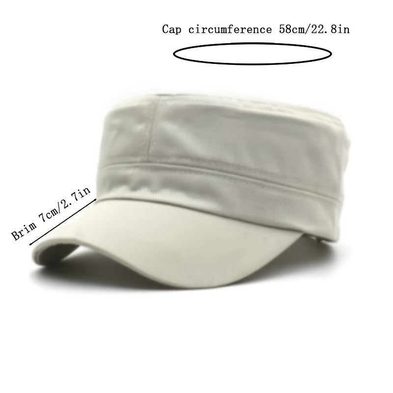 Outdoor Military Hat Flat Top Sun Protection Hat