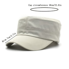 Outdoor Military Hat Flat Top Sun Protection Hat