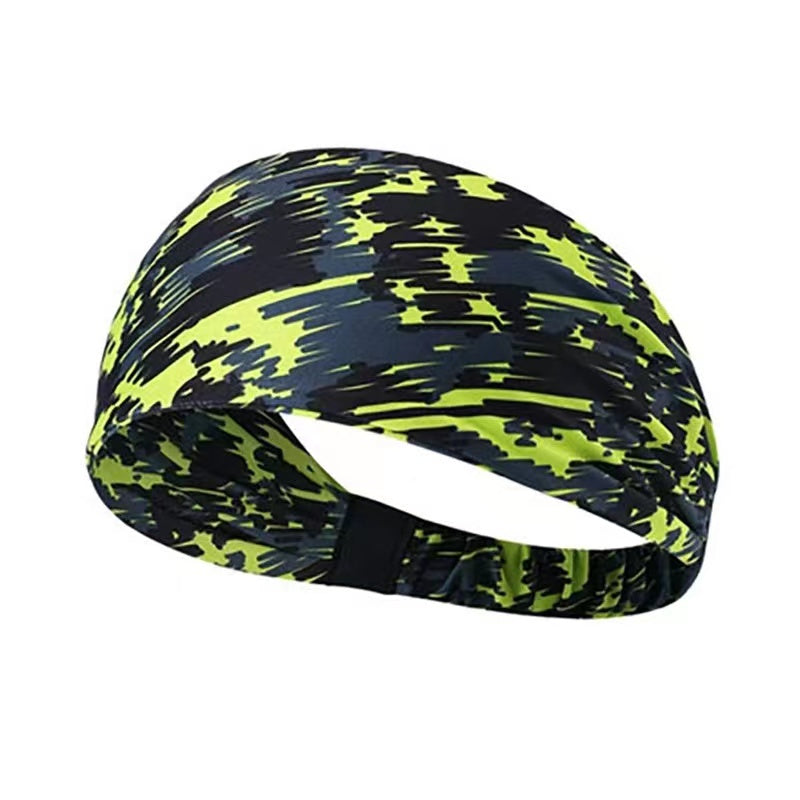Unisex Fitness Headband Sweat Guiding Running Head Scarf