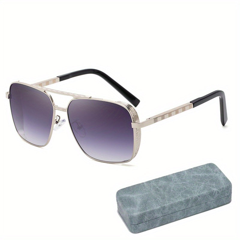 Men's Square Frame UV Protection Sunglasses