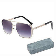 Men's Square Frame UV Protection Sunglasses