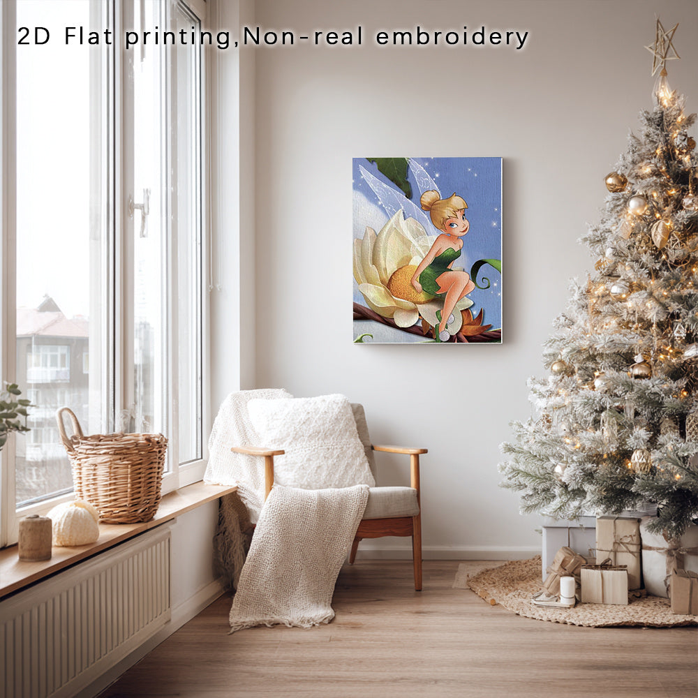 DIY Adult Digital Painting Princess and Stilt Perched on Evening Branch Kit