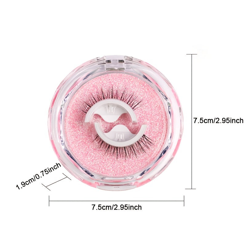 Self Adhesive False Eyelashes No Glue Needed Portable Wearing Eyelashes