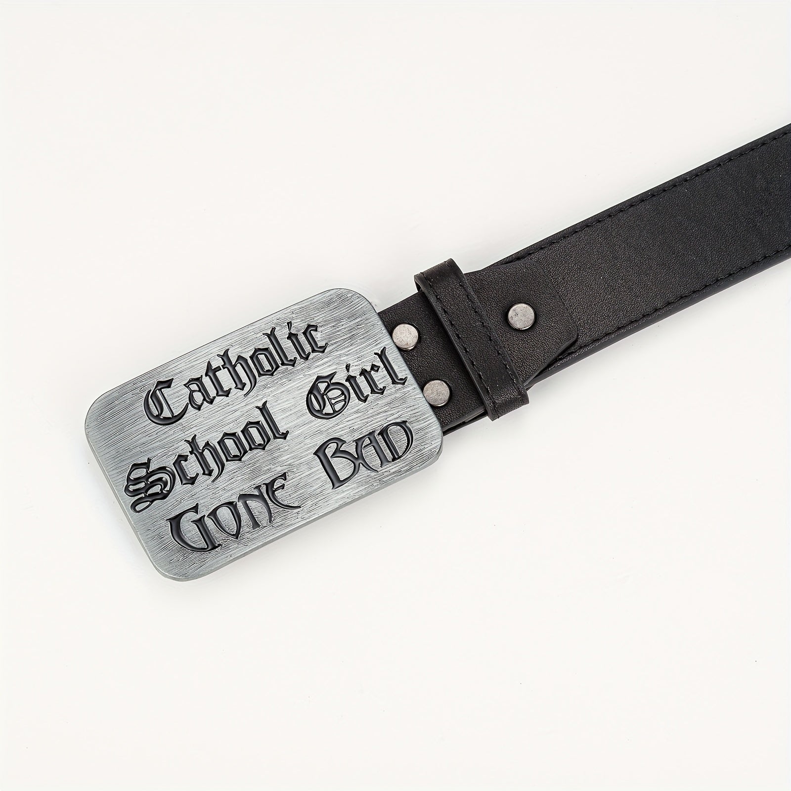 Men's PU Leather Buckle Belt for Outdoor Party Holiday