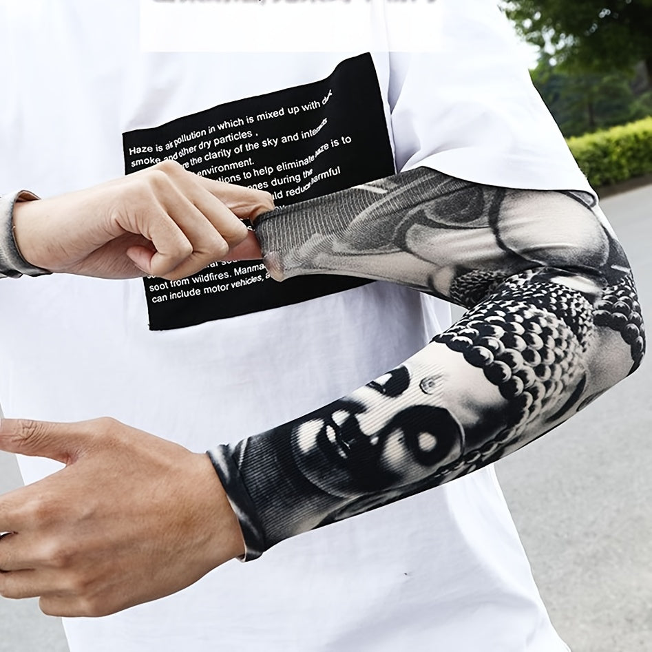 Thickened Sun Protection Cooling Sleeve Tattoo Cover Sleeves