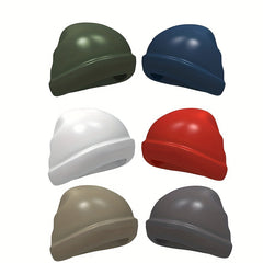 6pcs Mini Building Block Christmas Hat DIY Toy Set
