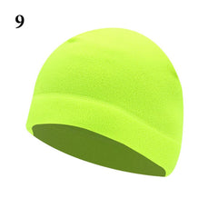Unisex Warm Fleece Hats for Hiking Cycling