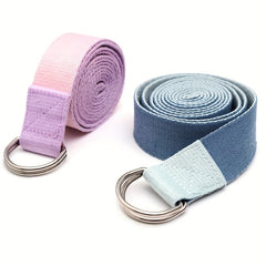 Durable Yoga Stretching Strap with D-Ring Buckle