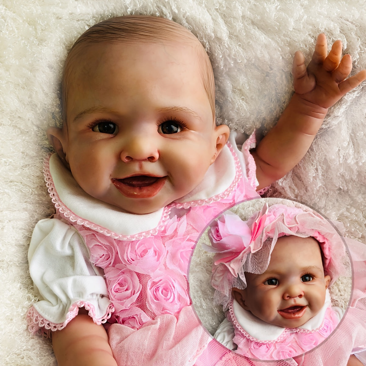 47inch Full Body Reborn Girl Soft Silicone Vinyl Baby Doll