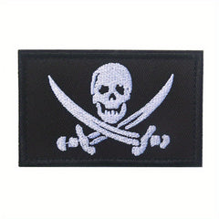 Pirate Military Morale Patch - Halloween & Of The Dead Decor