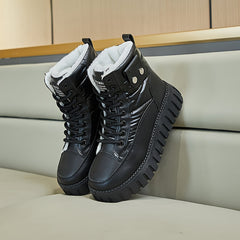 Plush Lined Thermal Furry Chunky Snow Boots
