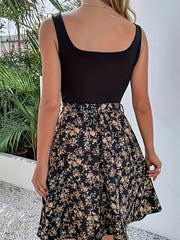 Floral Print Tank Dress Casual Sleeveless Dress Women's Clothing