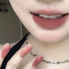 Cloud Chocolate Bear Lip Glaze Matte Velvet Mist Surface Waterproof Lipstick