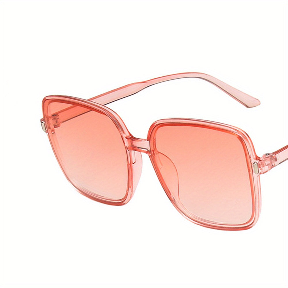 Gradient Lens Sunglasses Square Frame UV Protection