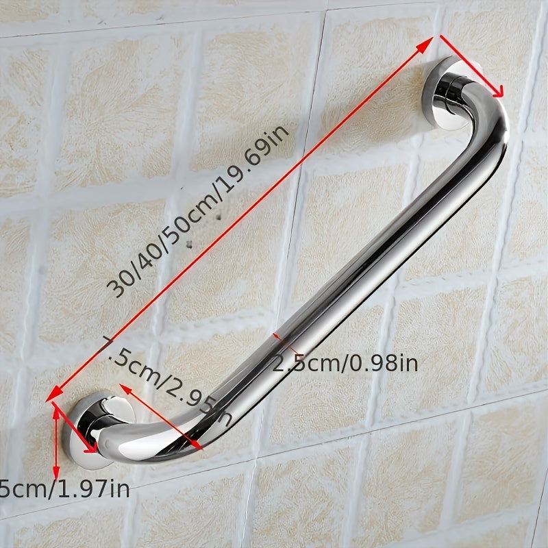 Stainless Steel Bathroom Handrail 400mm Grab Bar Shower Safety Support Handle