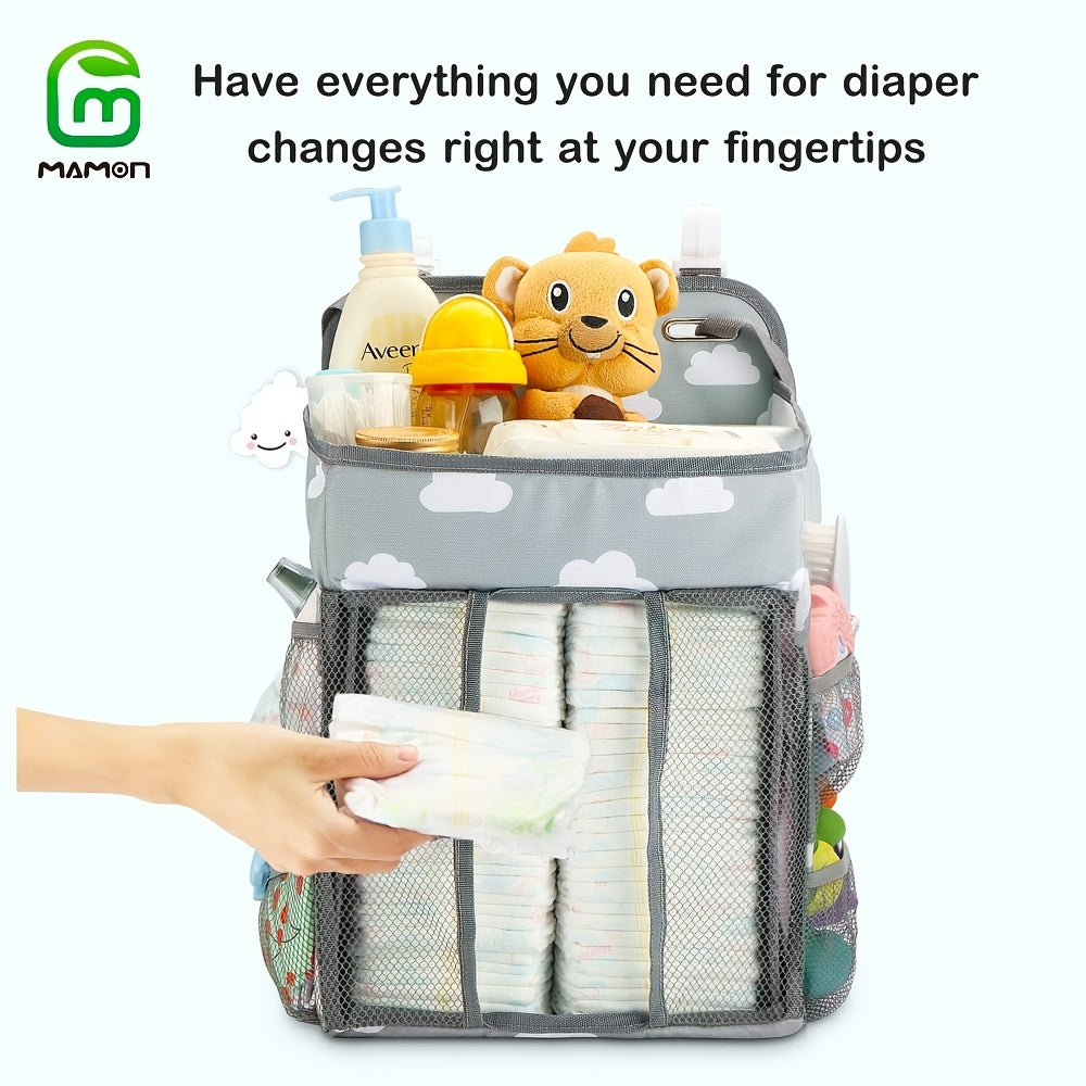 Hanging Diaper Caddy Organizer with Multiple Pockets