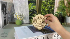 3D Wooden Puzzle Perpetual Calendar Mechanical Gears Toy