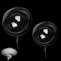 10pcs Transparent Balloons Crystal Bubble Wave Balloon Size 39 88 44