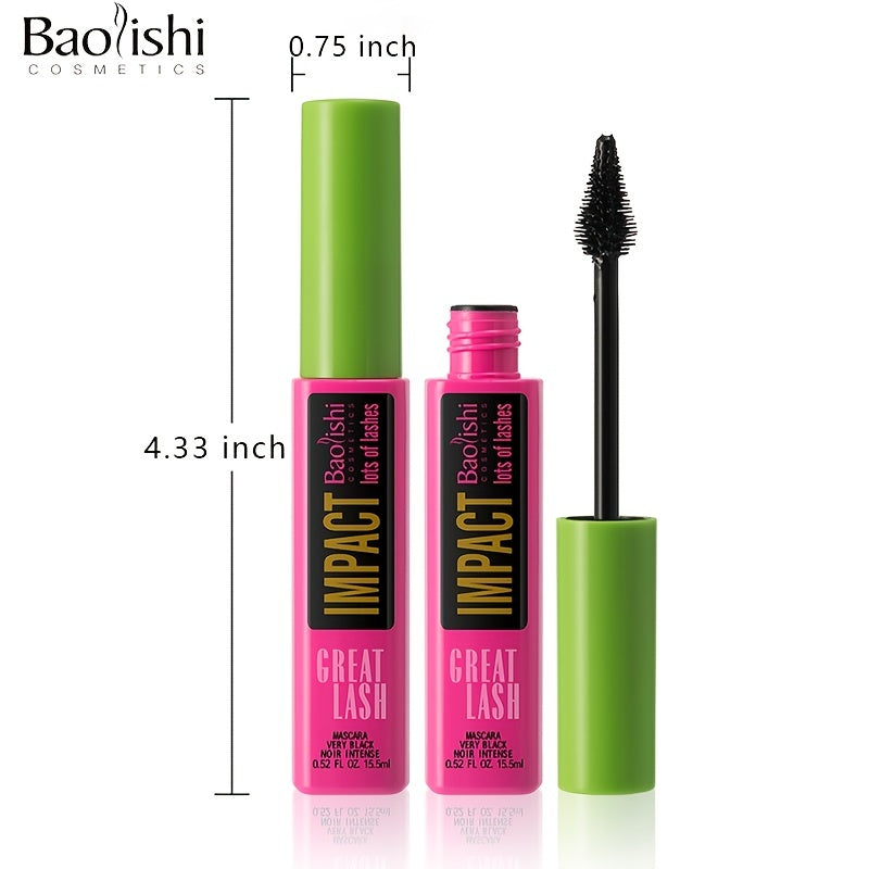 Long Lasting 4D Silk Fiber Mascara Waterproof Lengthening and Volumizing