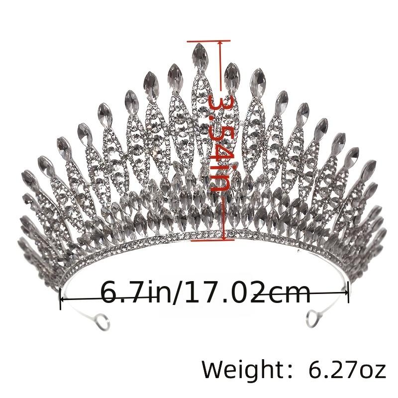 Bridal Crystal Rhinestone Wedding Crown Tiara Headpiece