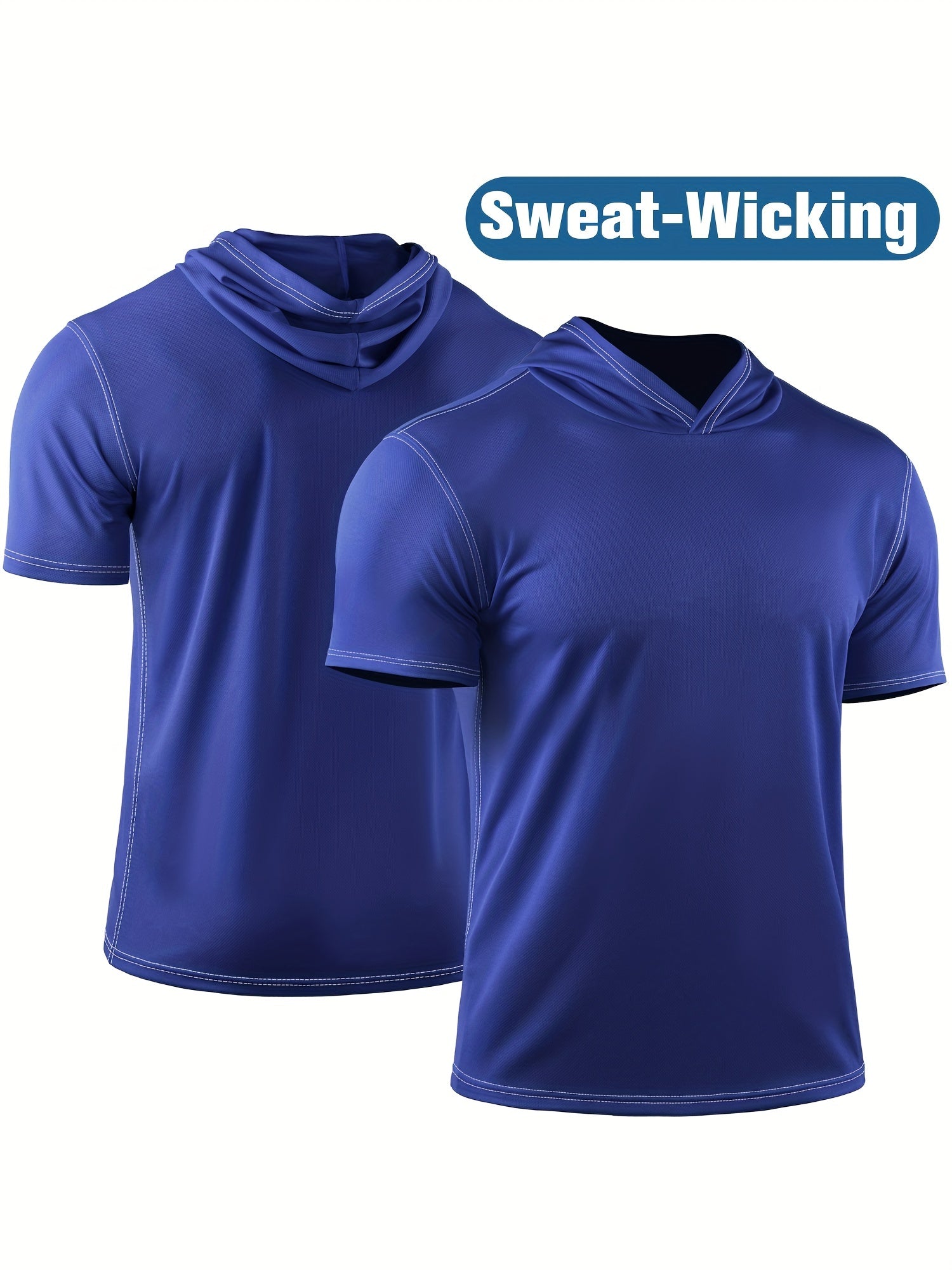 Men's Summer Loose Fit Quick Drying Sports Short Sleeve T shirt
