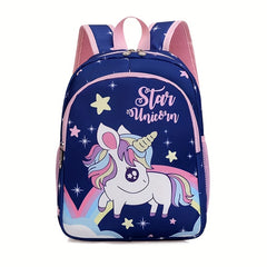 Kids' Cartoon Pony School Bag Lightweight Backpack