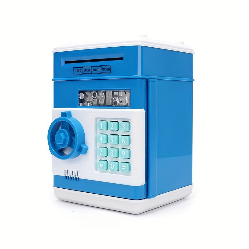 Electronic Mini ATM Kids Safe Coin Bank Piggy Box Kids Combination Lock