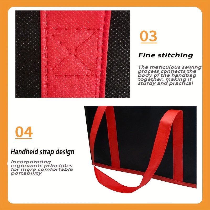 Portable Insulated Lunch Bag with Aluminum Foil Lining