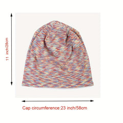 Men's Soft Knitted Pullover Hat for All Seasons