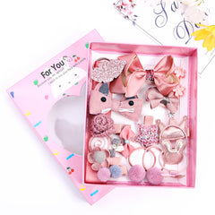 18pcs Cartoon Hair Clips for Kids