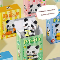 Panda Q Building Block Cartoon Dolls for Kids - Educational Puzzle Toy
