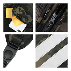 Functional Tactical Chest Bag For Men Unisex Reflective Vest Streetwear Bag