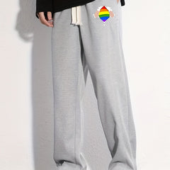 Pride Month Graphic Joggers Men's Casual Loose Fit Pants