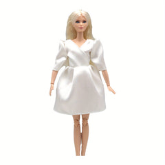 81in Bubble Sleeve Party Dress