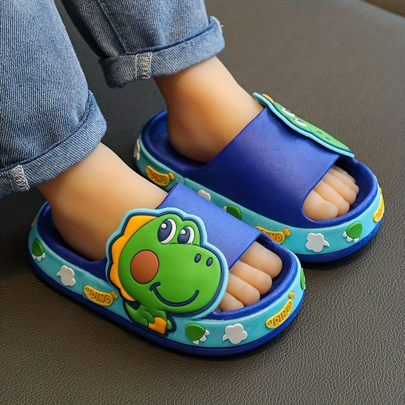 JIAGEYA Boys Cartoon Slides Slippers Lightweight Non Slip Comfy Open toe Shoes