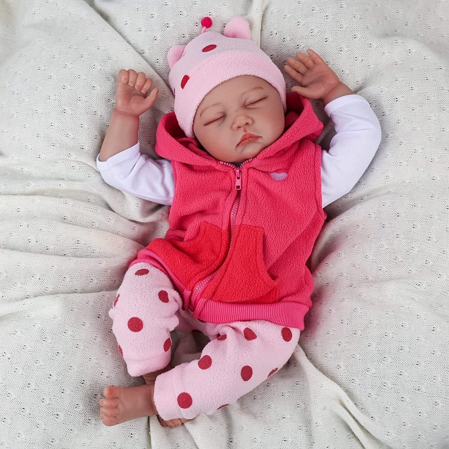 Realistic Reborn Baby Doll Lifelike Newborn Girl Toy With Realistic Features