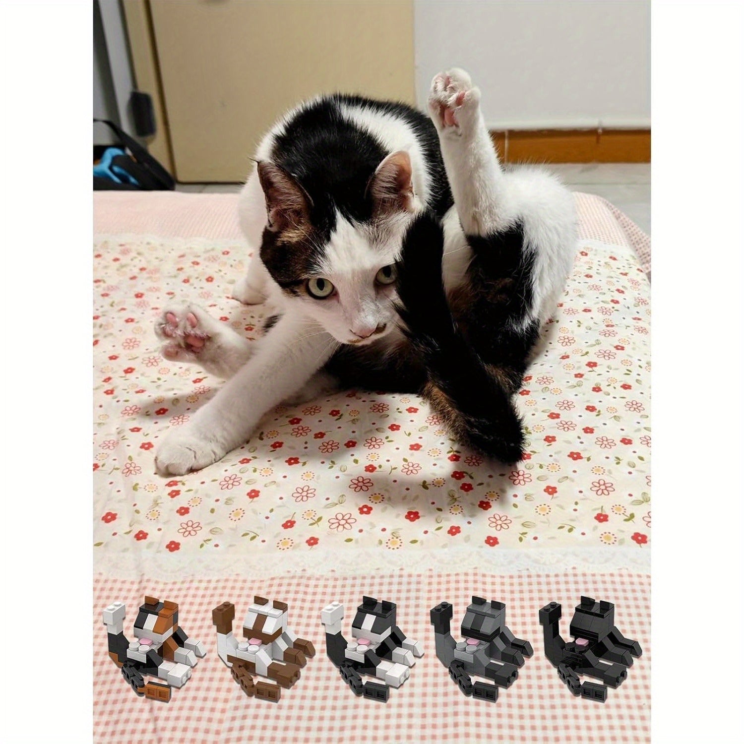 Siamese Cat Building Set - Fun Gift for Cat Enthusiasts