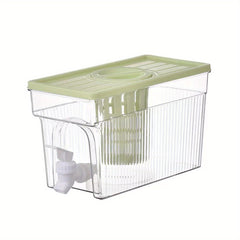 Large Capacity Beverage Dispenser with Infuser for Cold Drinks, Tea, Juice