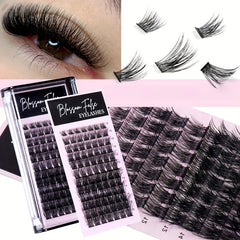 False Lash Extension Individual Cluster Lashes DIY Kit