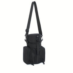 Outdoor Shoulder Bag for Hiking with Water Bottle Pouch