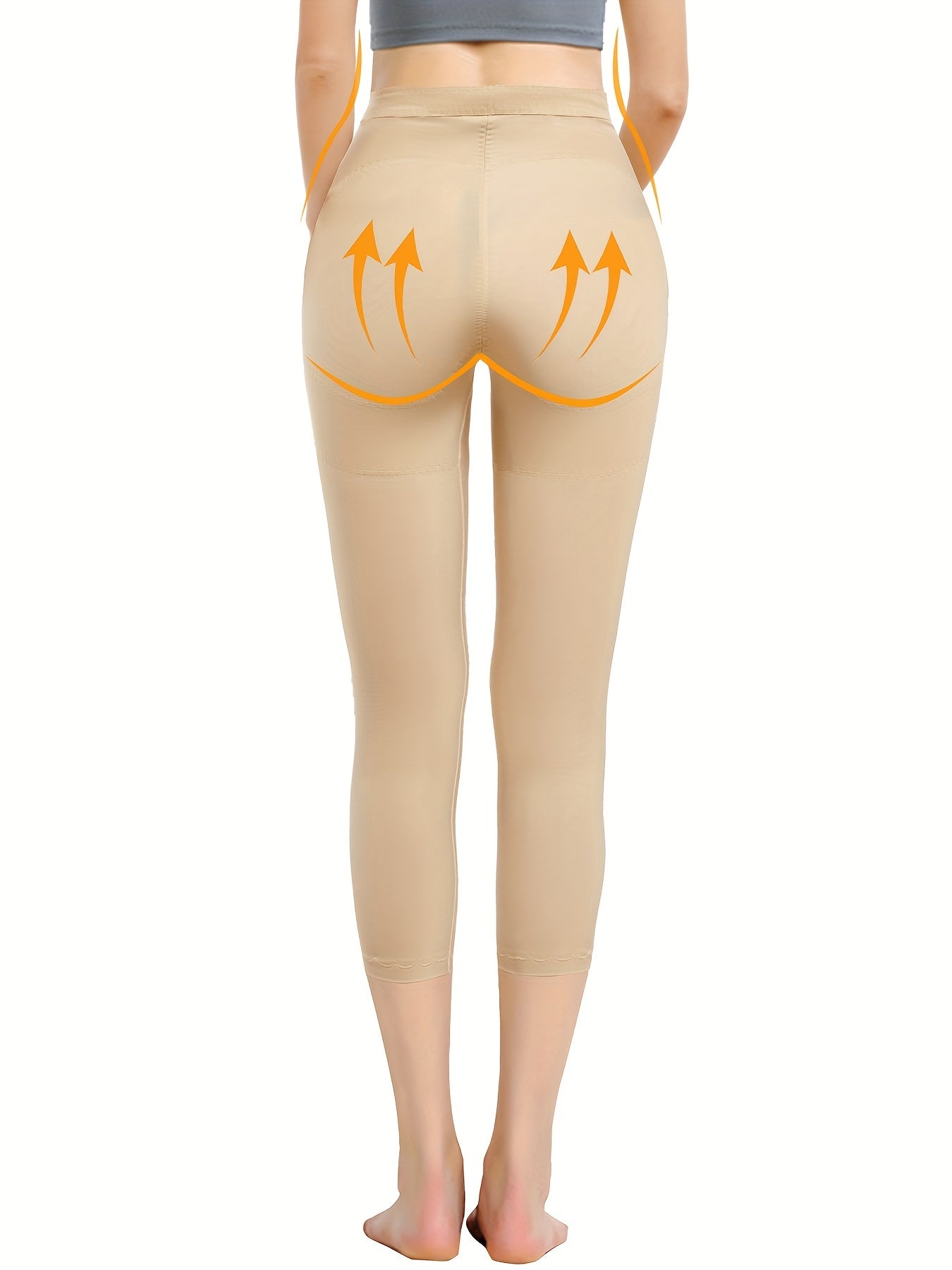 High Waist Capris Pants Tummy Control Butt Lifting Slim Underwear