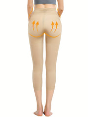 High Waist Capris Pants Tummy Control Butt Lifting Slim Underwear