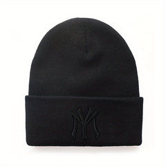 3D Embroidery Cold Hat Hip Hop Warm Knitted Hat for Men