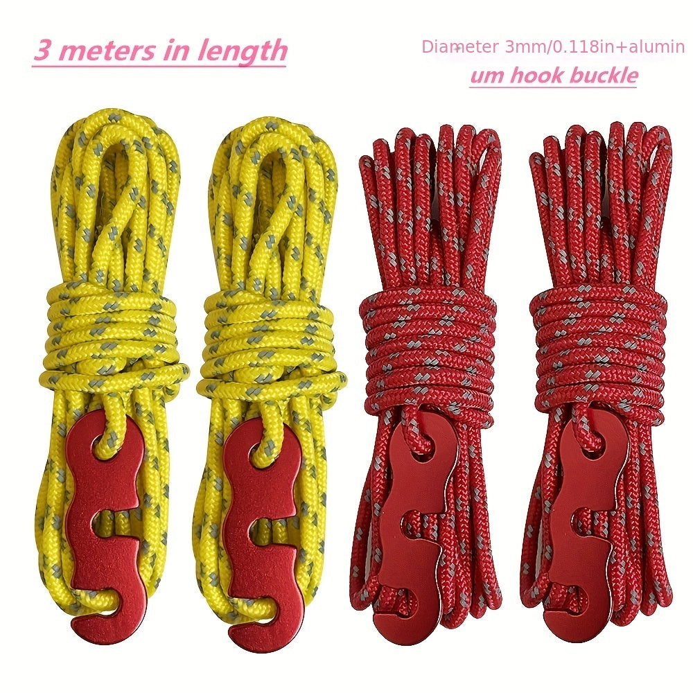 Reflective Tent Rope & Windproof Buckle for Camping