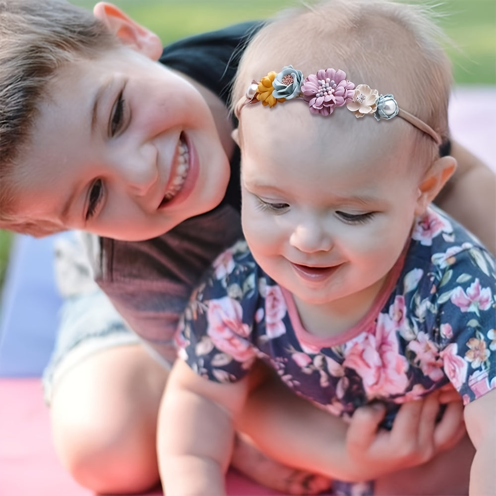 Baby Girl Headband Elastic Hair Band Newborn Head Flower Toddler Headband
